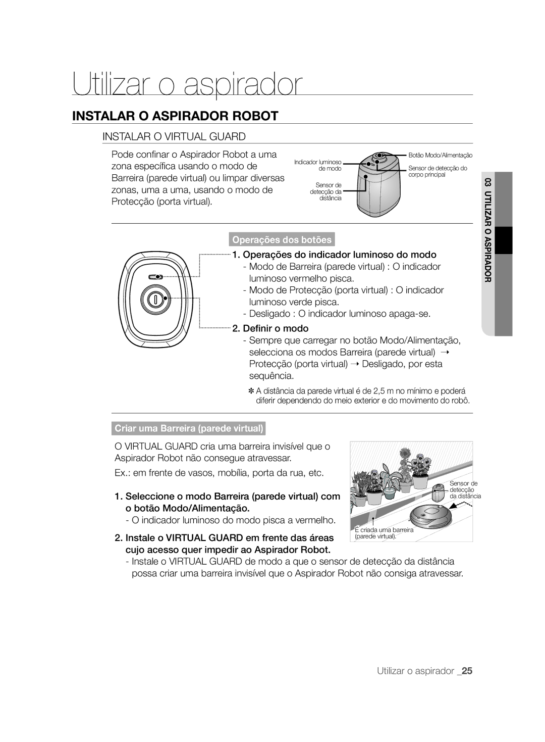 Samsung VCR8857L3R/XEF manual Instalar O Virtual Guard 