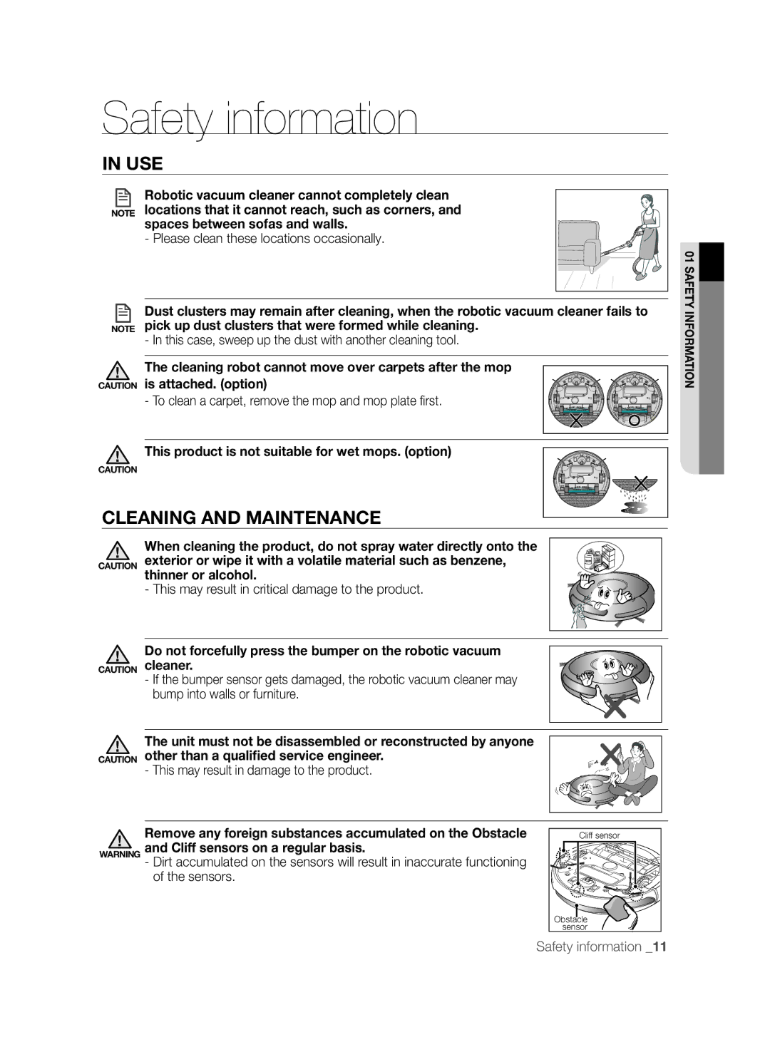 Samsung VCR8874T3B/XET manual Cleaning and Maintenance 