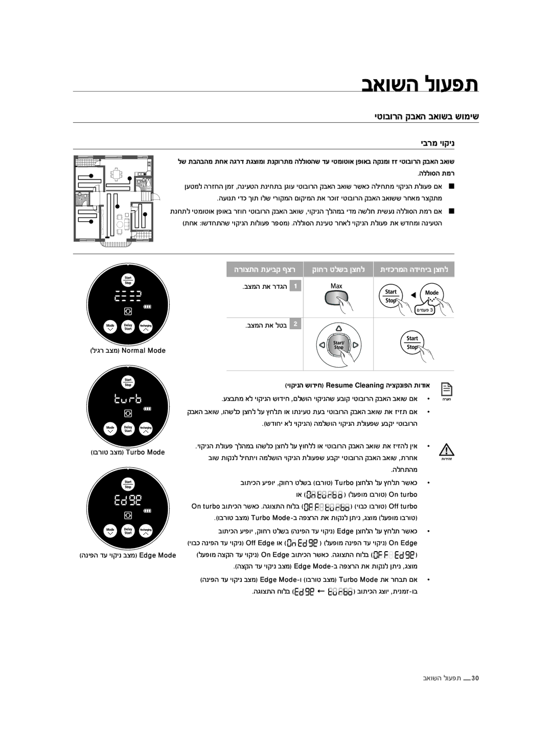 Samsung VCR8875T3A/SML, VCR8875T3A/XEF manual יברמ יוקינ, הללוסה תמר, יוקינה שודיח Resume Cleaning היצקנופה תודוא 