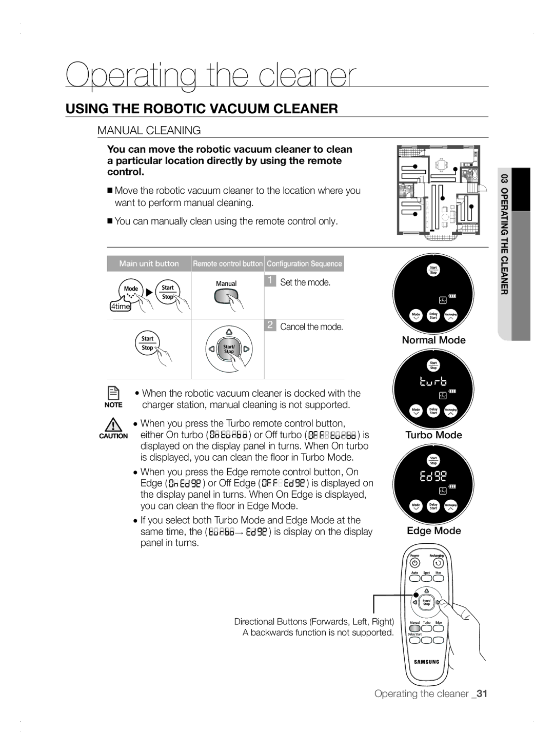 Samsung VCR8875T3A/XEF, VCR8875T3A/XEO manual Manual Cleaning 