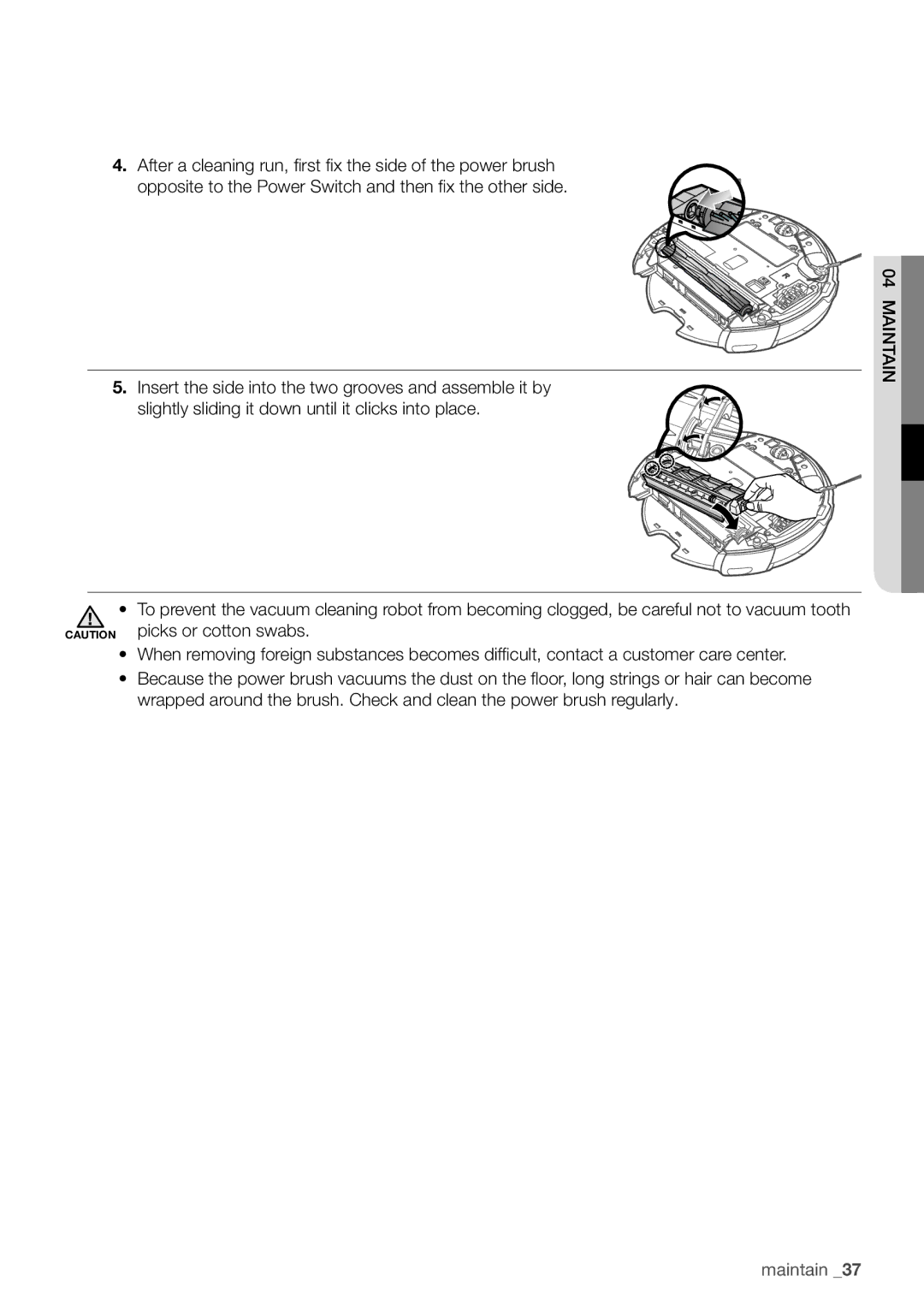 Samsung VCR8930L3S/XEG manual Picks or cotton swabs 