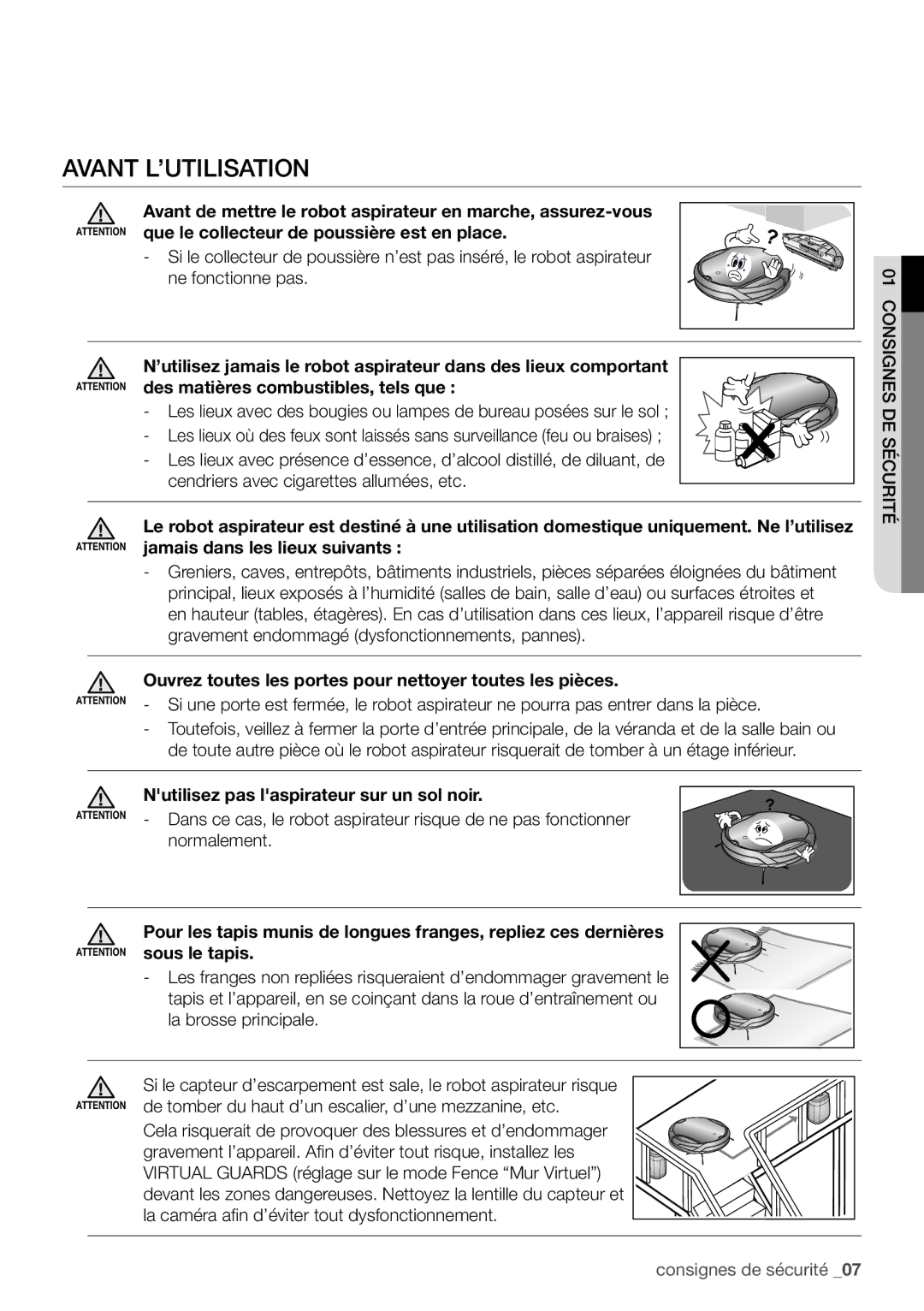 Samsung VCR8939L3S/XEF manual Avant l’utilisation 