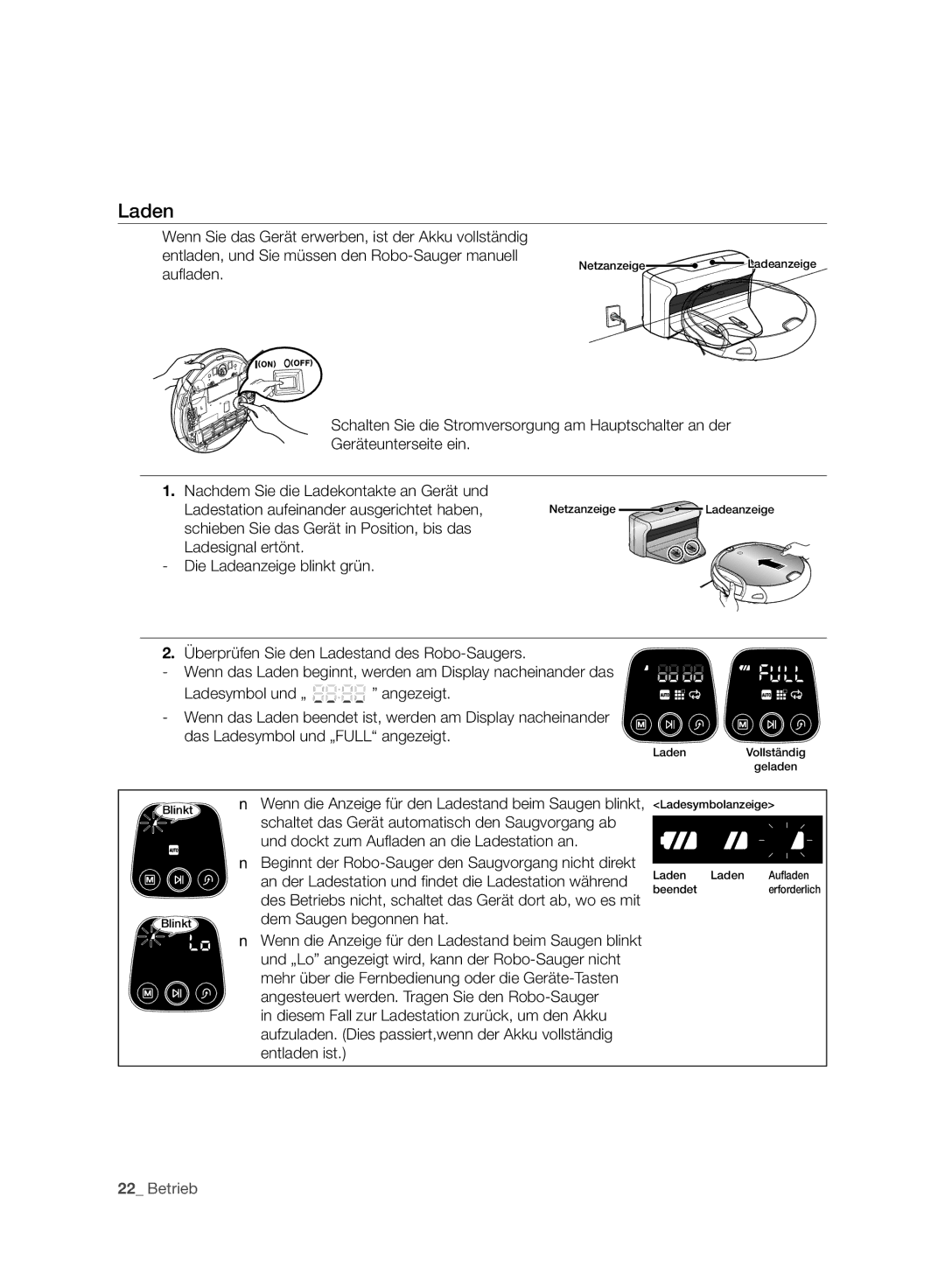 Samsung VCR8940L3R/XET manual Laden, Auﬂ aden 