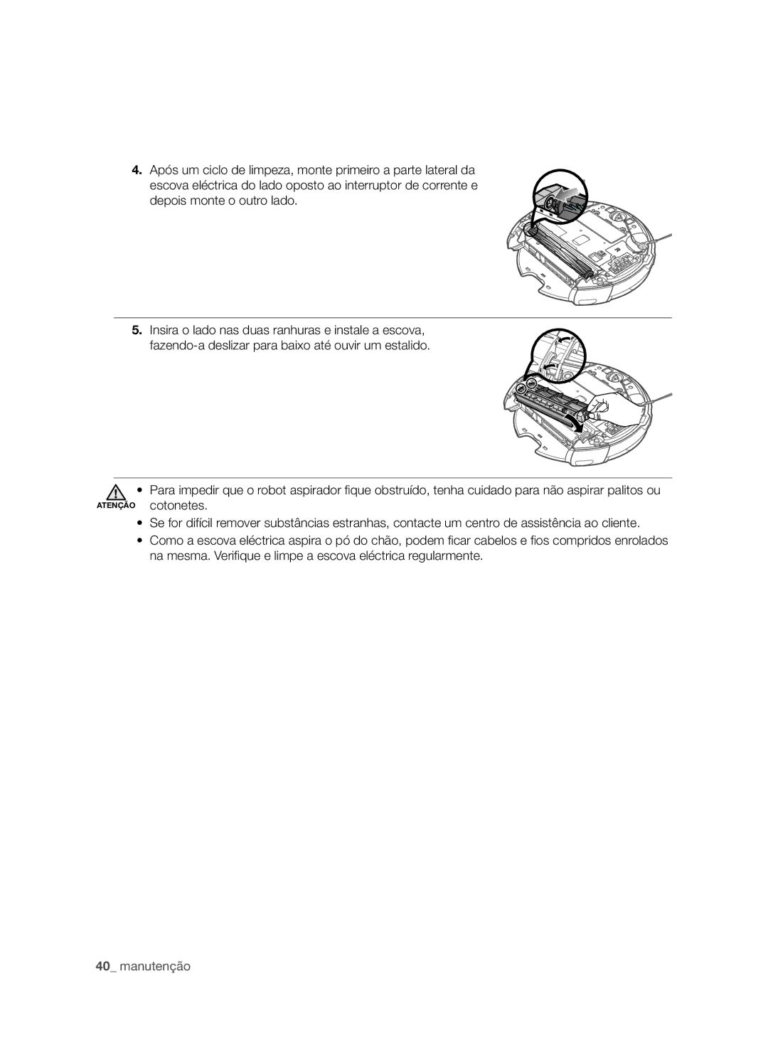 Samsung VCR8950L3B/XEF manual Manutenção 