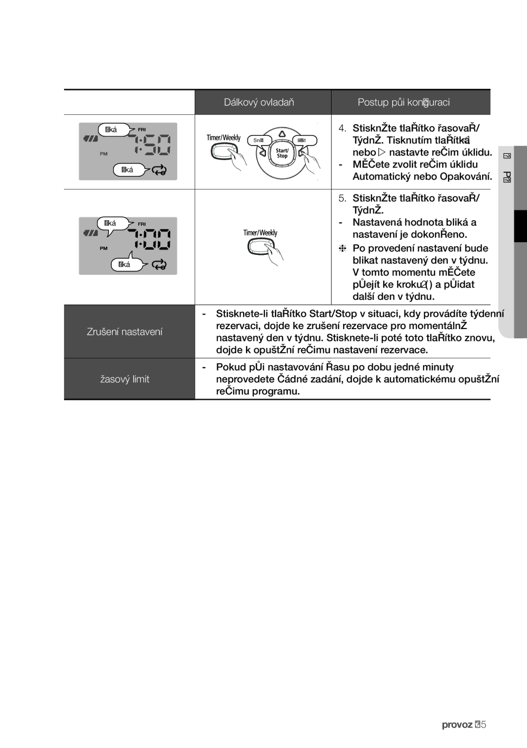 Samsung VCR8950L3B/XEO manual Nastavená hodnota bliká a 