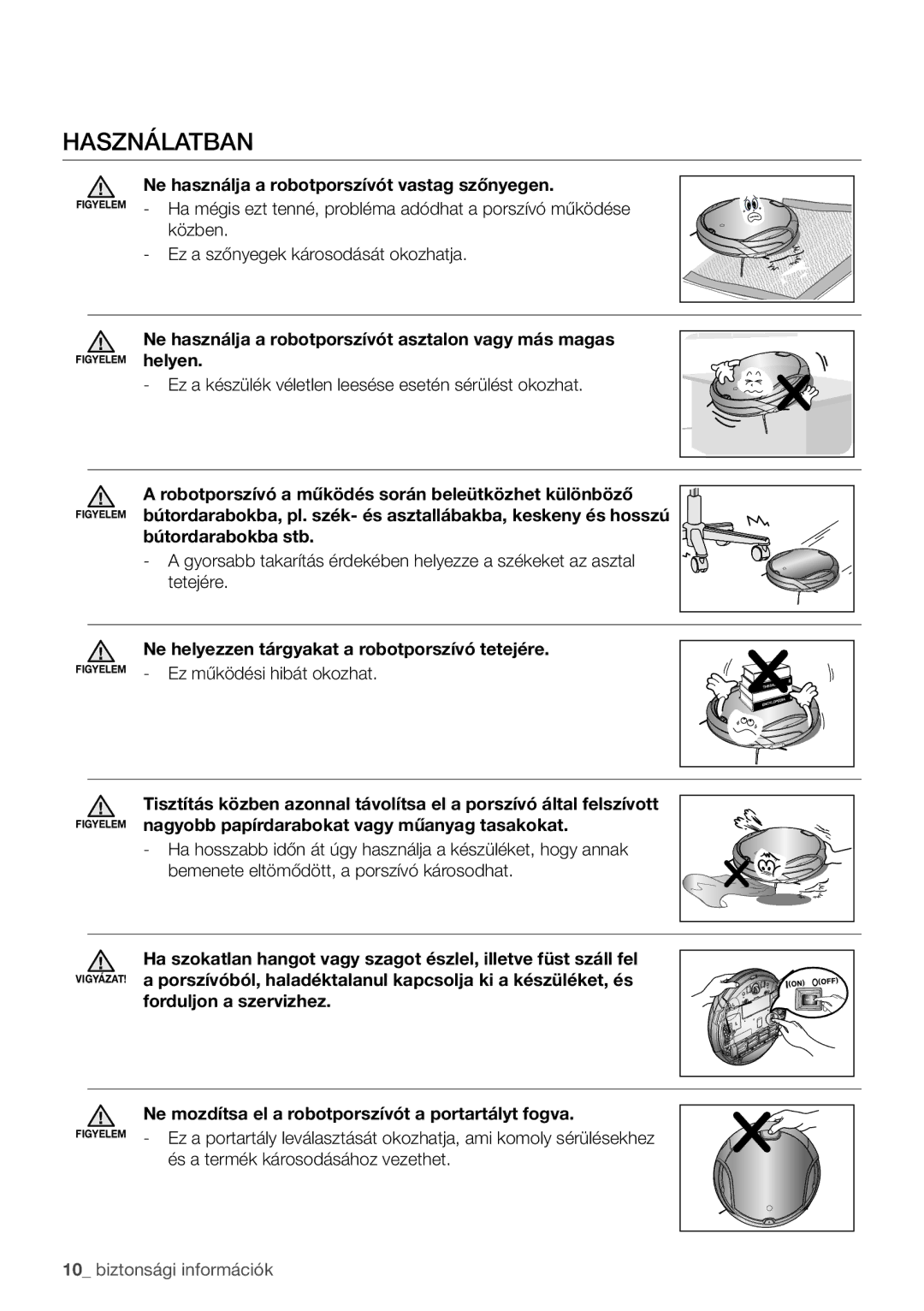 Samsung VCR8950L3B/XET, VCR8950L3B/XEO manual Használatban 