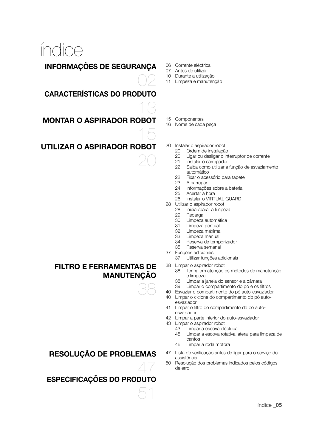 Samsung VCR8980L3K/XEO, VCR8980L3K/XEF manual Informações DE Segurança 