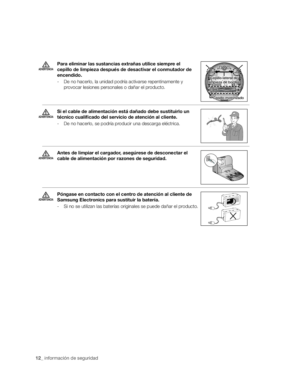 Samsung VCR8980L3K/XEF, VCR8980L3K/XEO manual Encendido, De no hacerlo, se podría producir una descarga eléctrica 