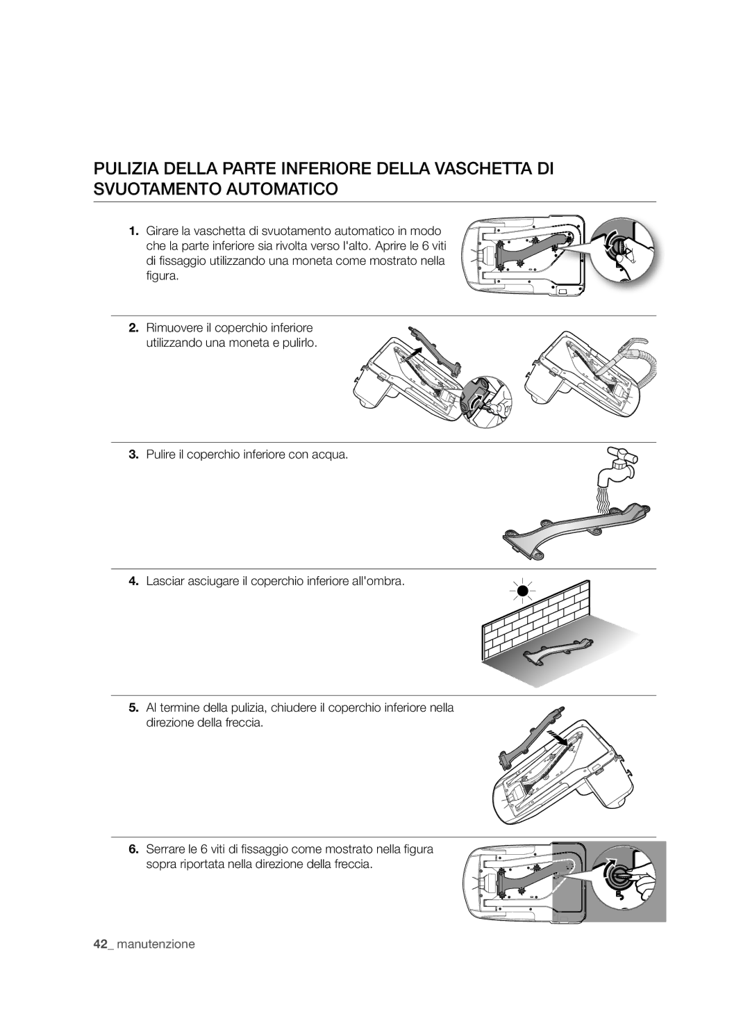 Samsung VCR8980L3K/XEF, VCR8980L3K/XEG, VCR8980L3K/XET, VCR8980L3K/XEO, VCR8980L3K/XEE manual Manutenzione 