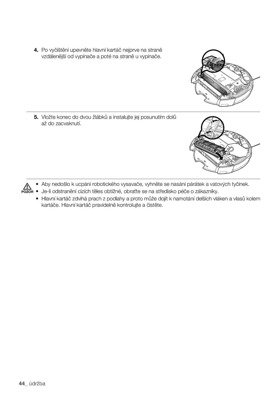 Samsung VCR8981L3B/XEG manual 44 údržba 