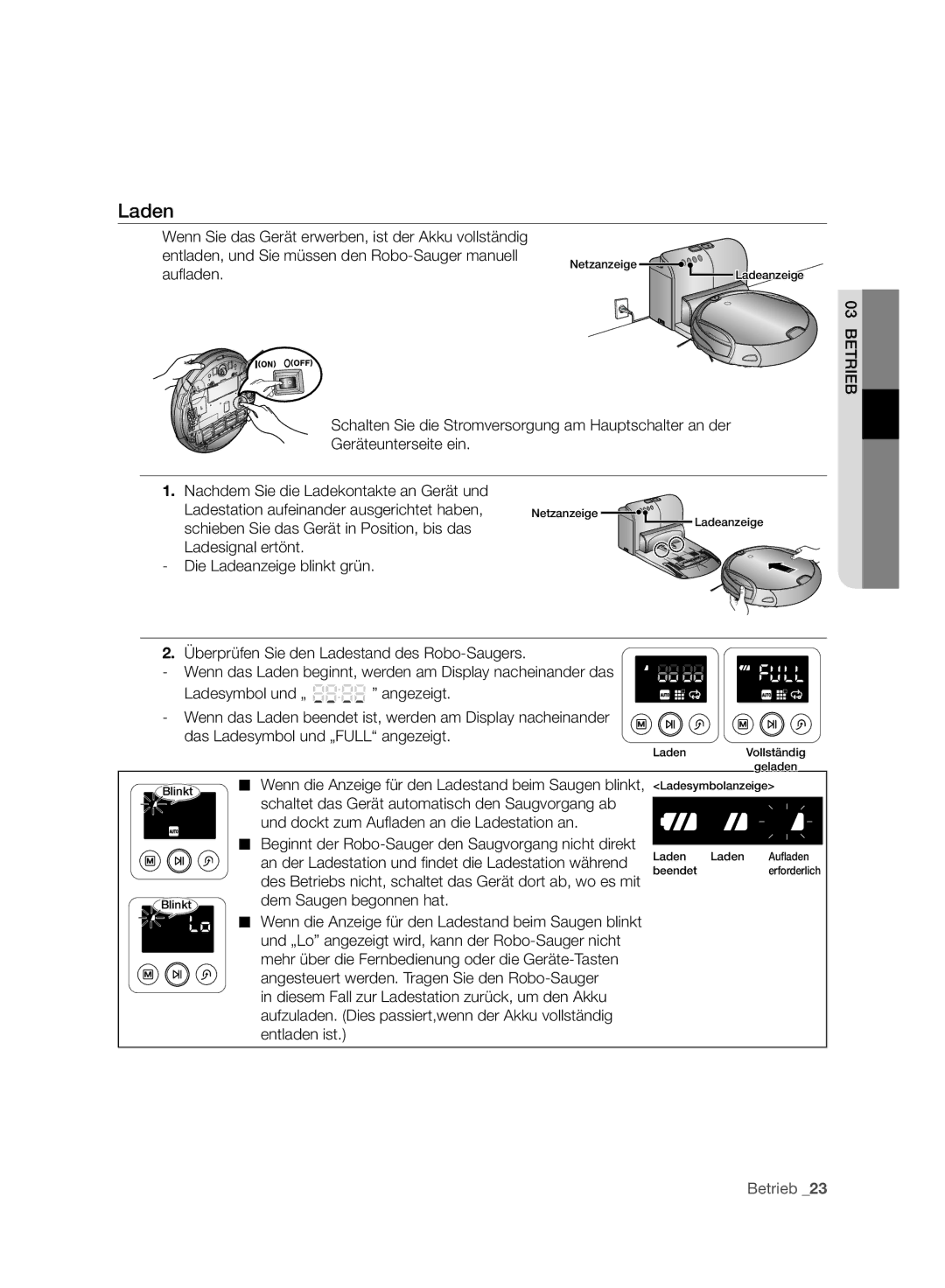 Samsung VCR8988L3K/SWS, VCR8987L3R/SWS manual Laden 