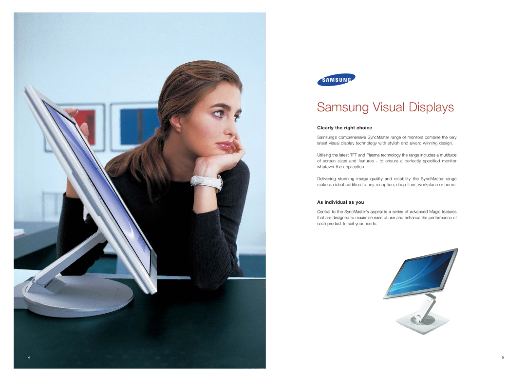 Samsung brochure Samsung Visual Displays 