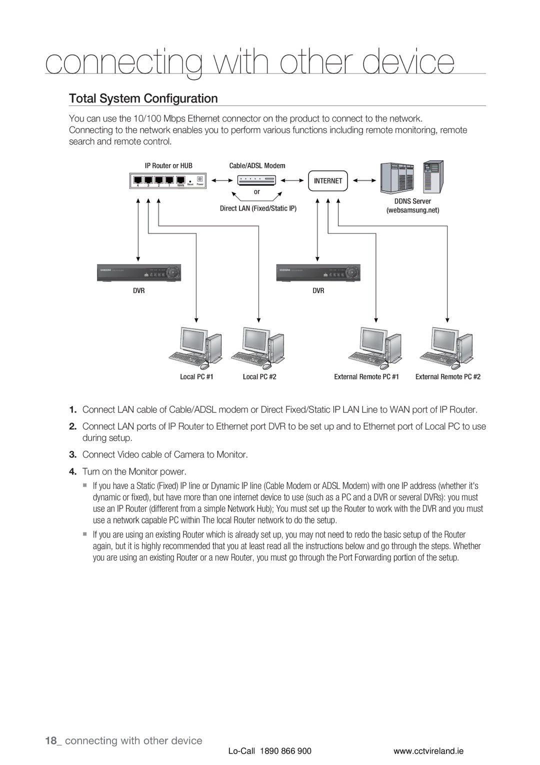 Samsung VKKF004NUS user manual Total System Conﬁguration, Internet 