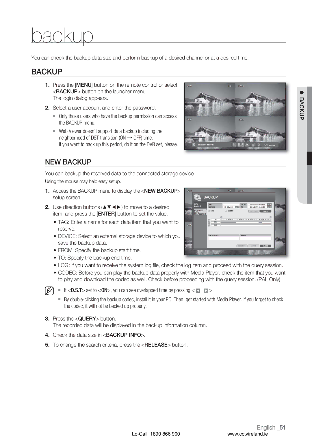 Samsung VKKF004NUS user manual NEW Backup 