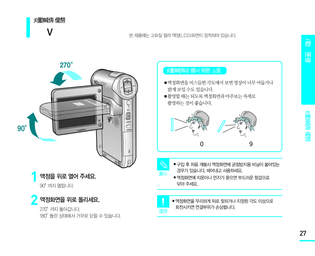 Samsung VM-X110L manual 