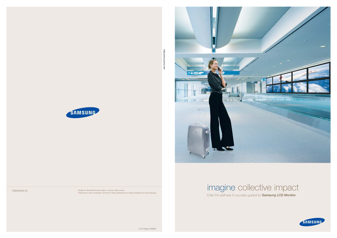 Samsung VMBL0609CA02HQ-WW specifications Imagine collective impact 