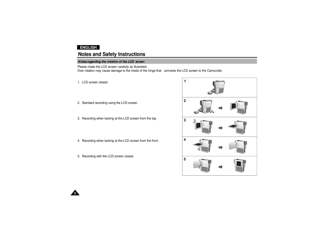 Samsung VP D 130 i manual Samsung 