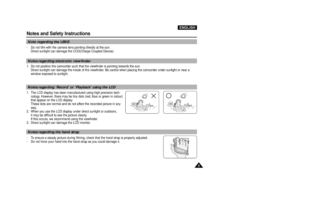 Samsung VP-D200(I) manual English 