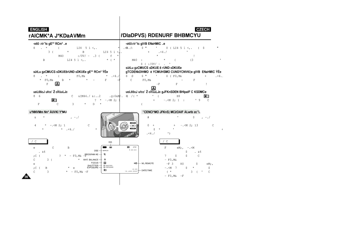 Samsung VP-D20i, VP-D21i manual Shutter Speed & Exposure 