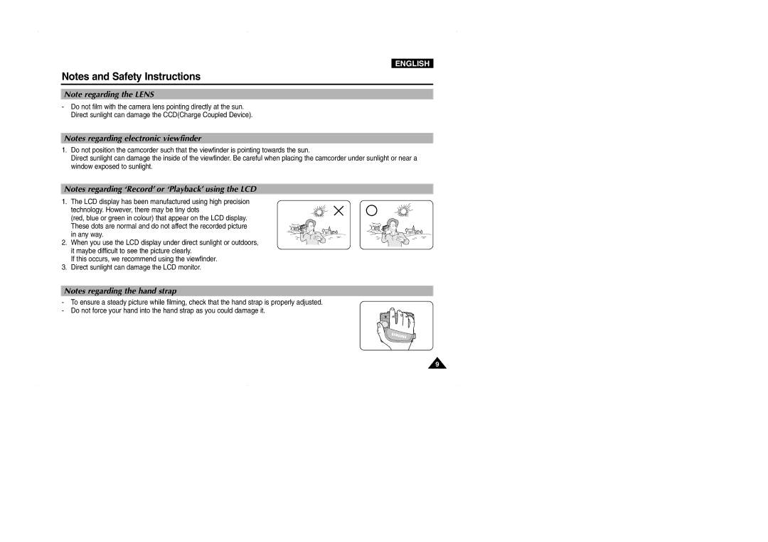 Samsung VP-D323(i), D327(i), D325(i) manual English 