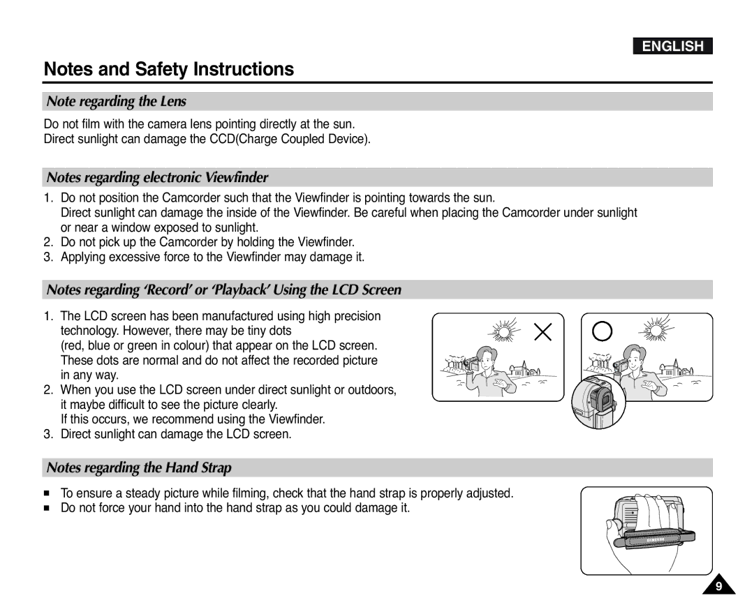 Samsung D354(i), VP-D351(i), D353(i), D355(i), D352(i) manual English 