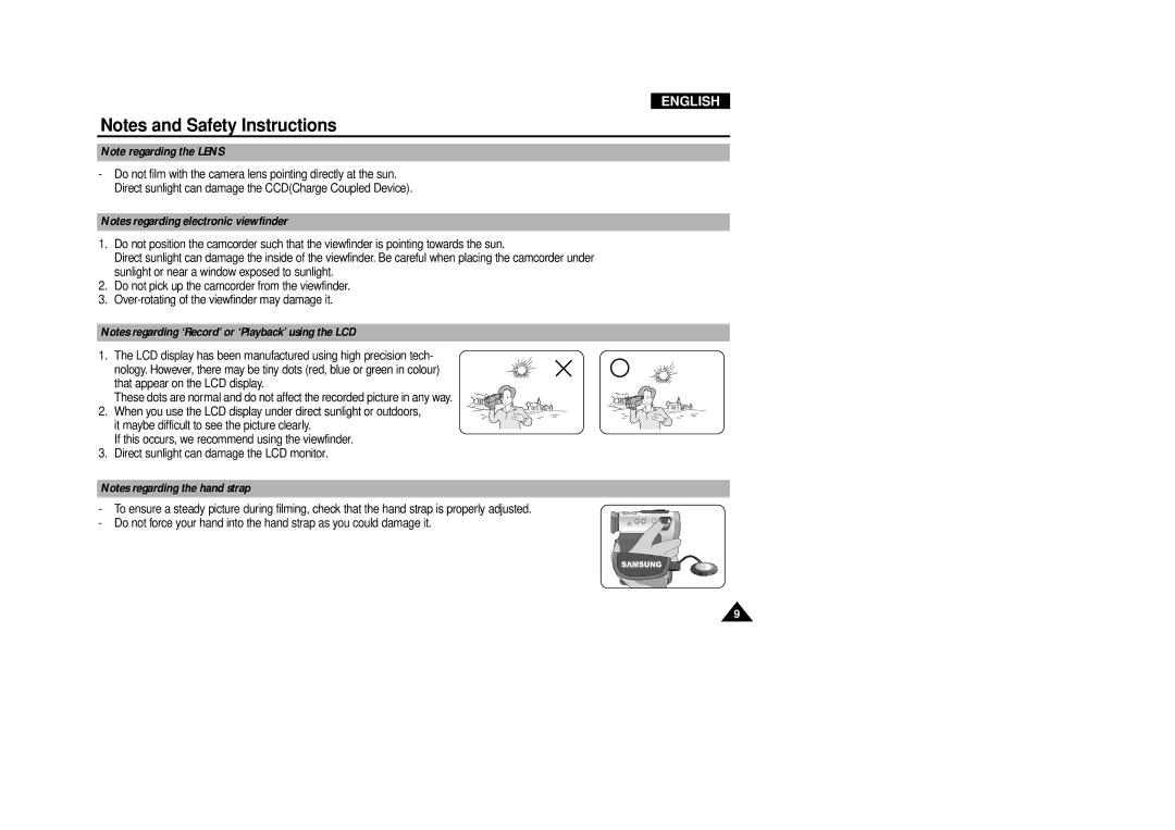 Samsung VP-D340, VP-D380 manual Samsungsamsung 