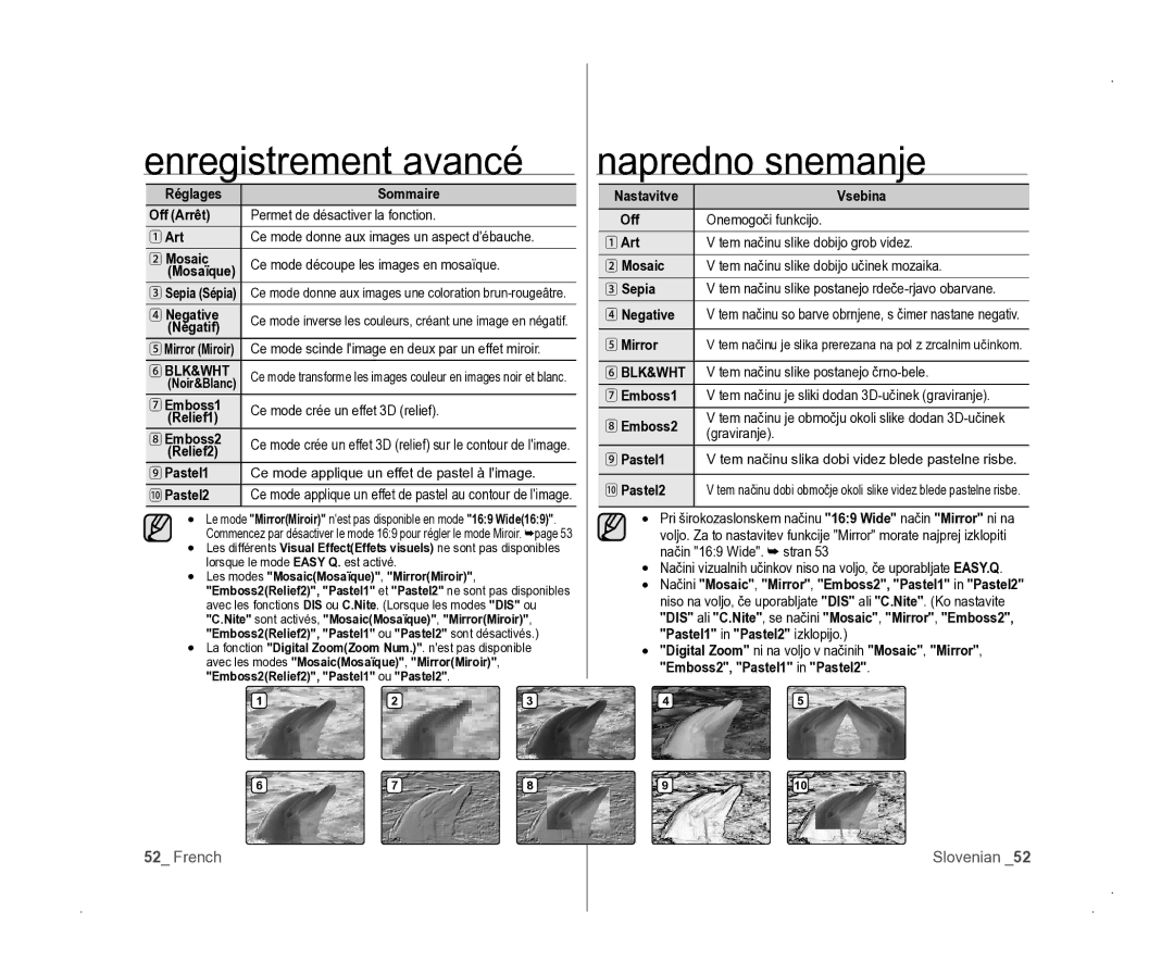 Samsung VP-D381/EDC manual Blk&Wht 