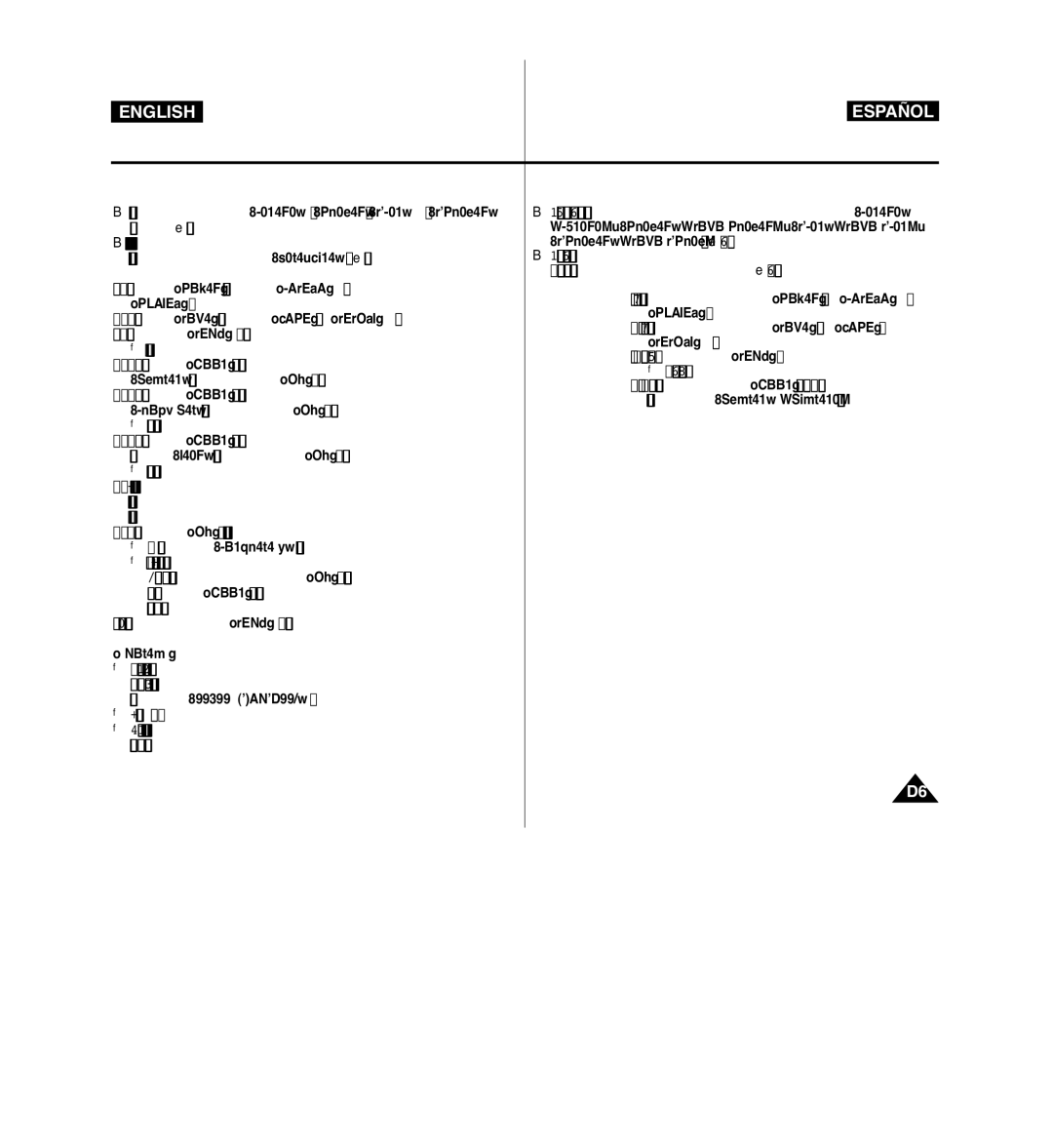 Samsung VP-D963i manual Initial Setting System Menu Setting ajuste del menú Sistema, Setting the Clock Clock Set 