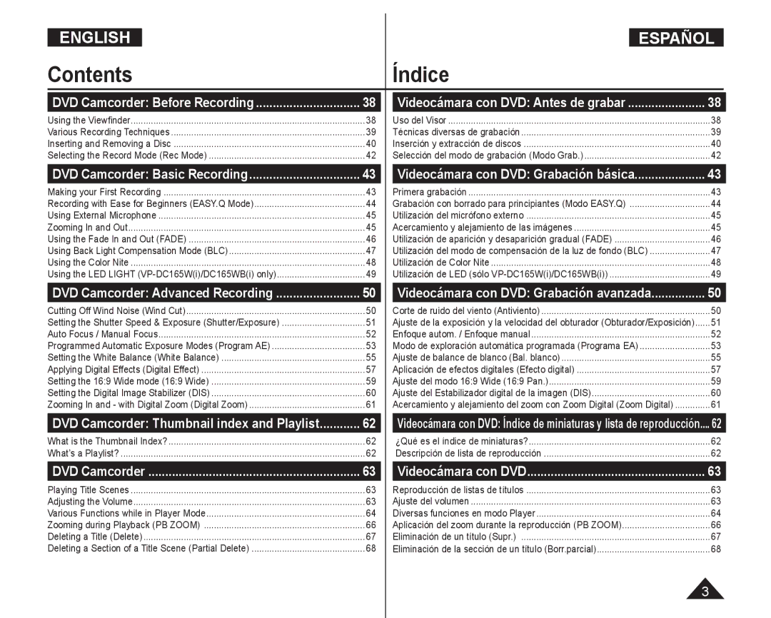 Samsung VP-DC165WI/XEV, VP-DC165WI/HAC manual Making your First Recording, Using the LED Light VP-DC165Wi/DC165WBi only 