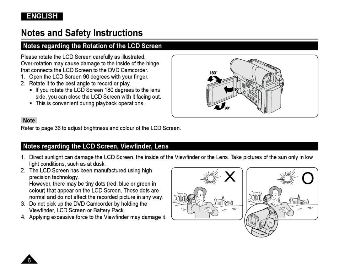 Samsung VP-DC165WI/MEA, VP-DC165WI/HAC, VP-DC165WI/UMG, VP-DC165WI/XEV manual English 