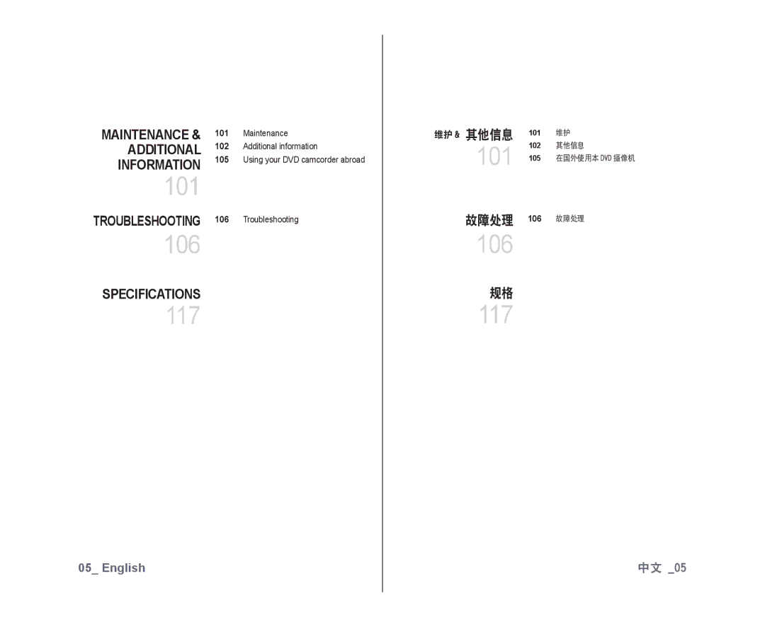 Samsung VP-DX10/SAH, VP-DX10/XEF, VP-DX10H/XEF, VP-DX10/XEO, VP-DX10/XEE, VP-DX10/UMG, VP-DX10H/MEA, VP-DX10/HAC 101, 102, 105 