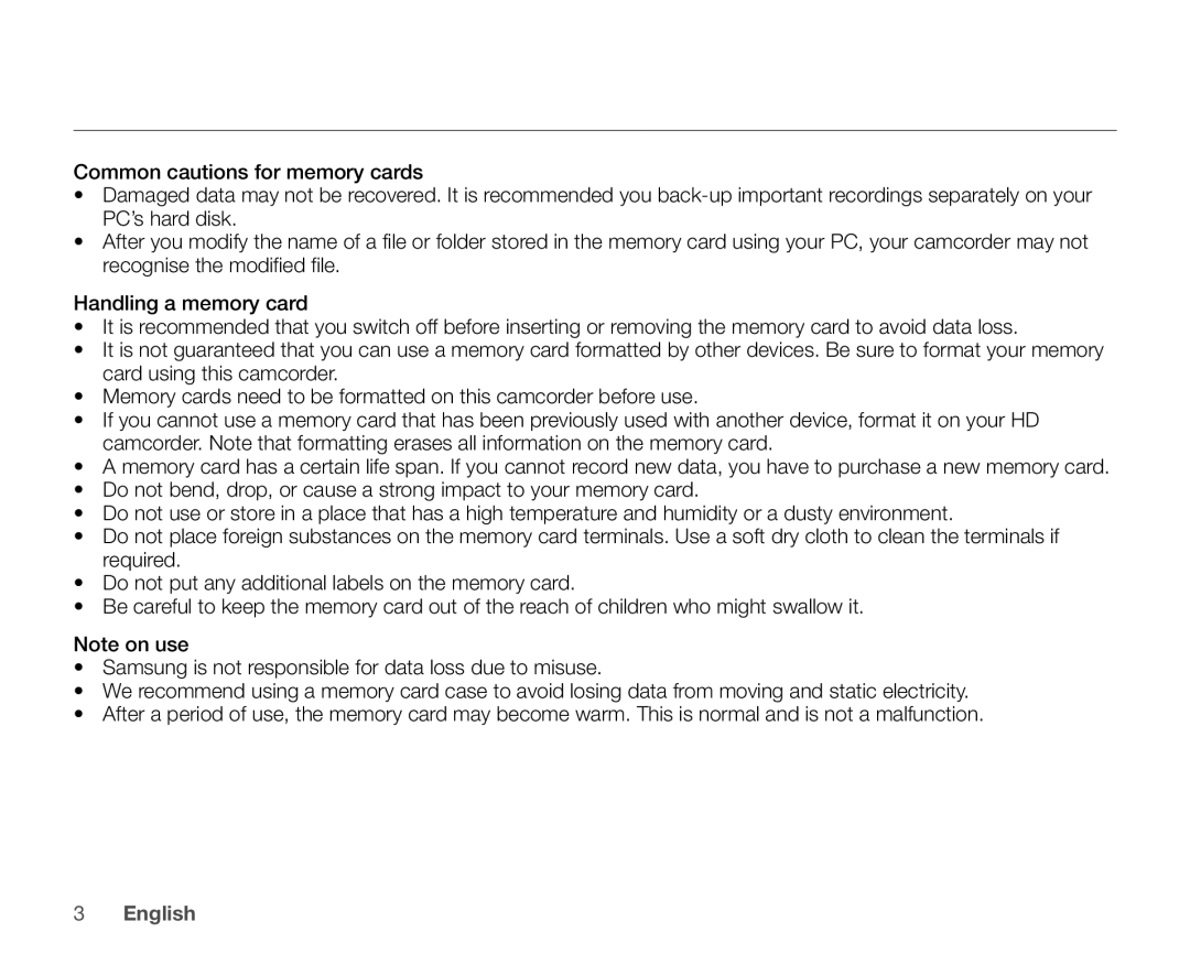 Samsung VP-HMX10CN, VP-HMX10ED, VP-HMX10A, VP-HMX10N user manual Before recording 