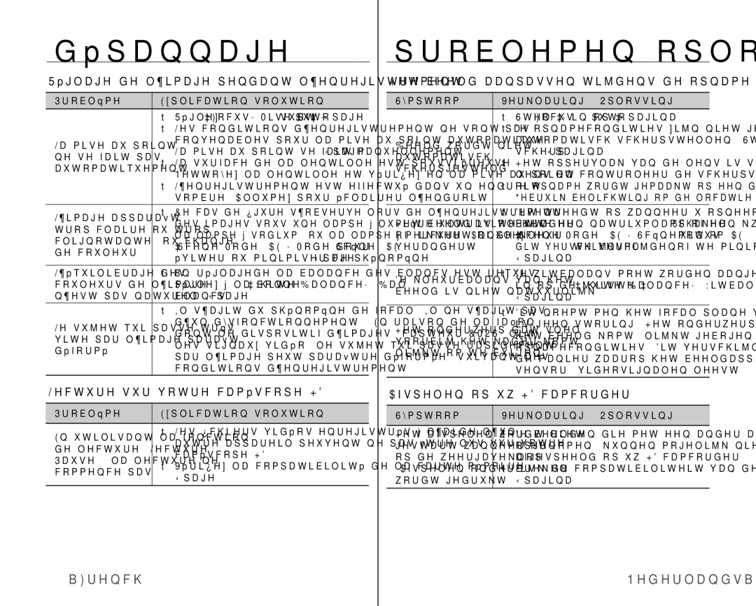 Samsung VP-HMX10/XEF, VP-HMX10C/XEF 104French, Réglage de l’image pendant l’enregistrement, Lecture sur votre caméscope HD 