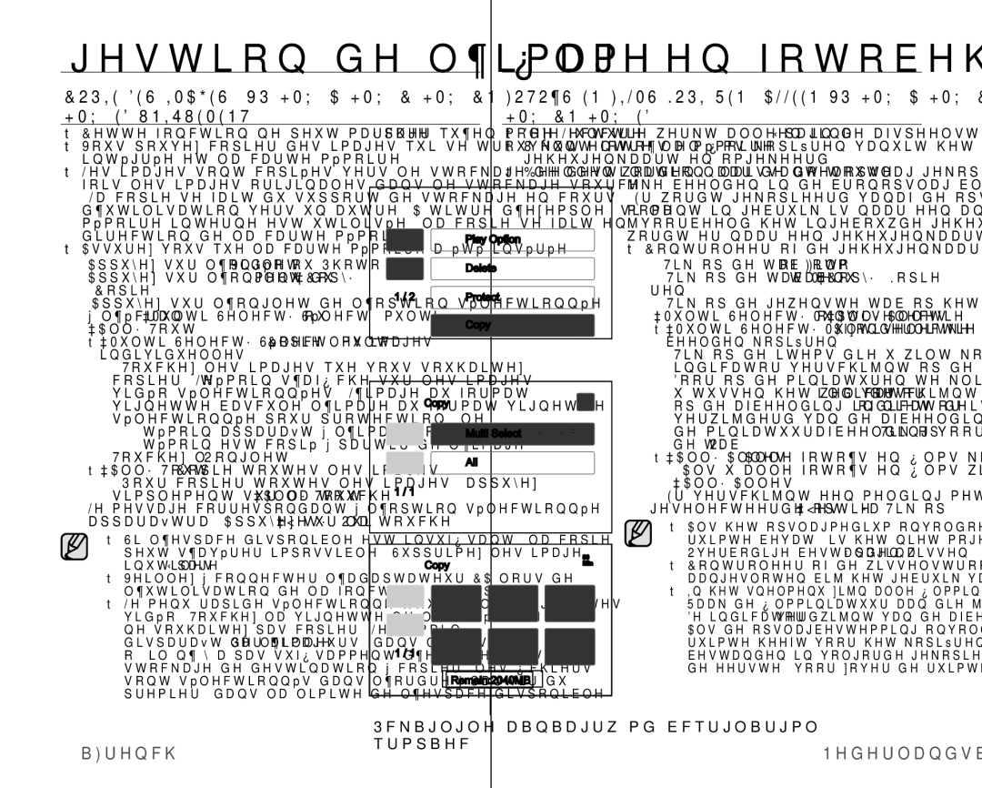 Samsung VP-HMX10/XEF, VP-HMX10C/XEF manual HMX10ED Uniquement HMX10CN/HMX10ED, 80French, Copie, Ren, AllTout 