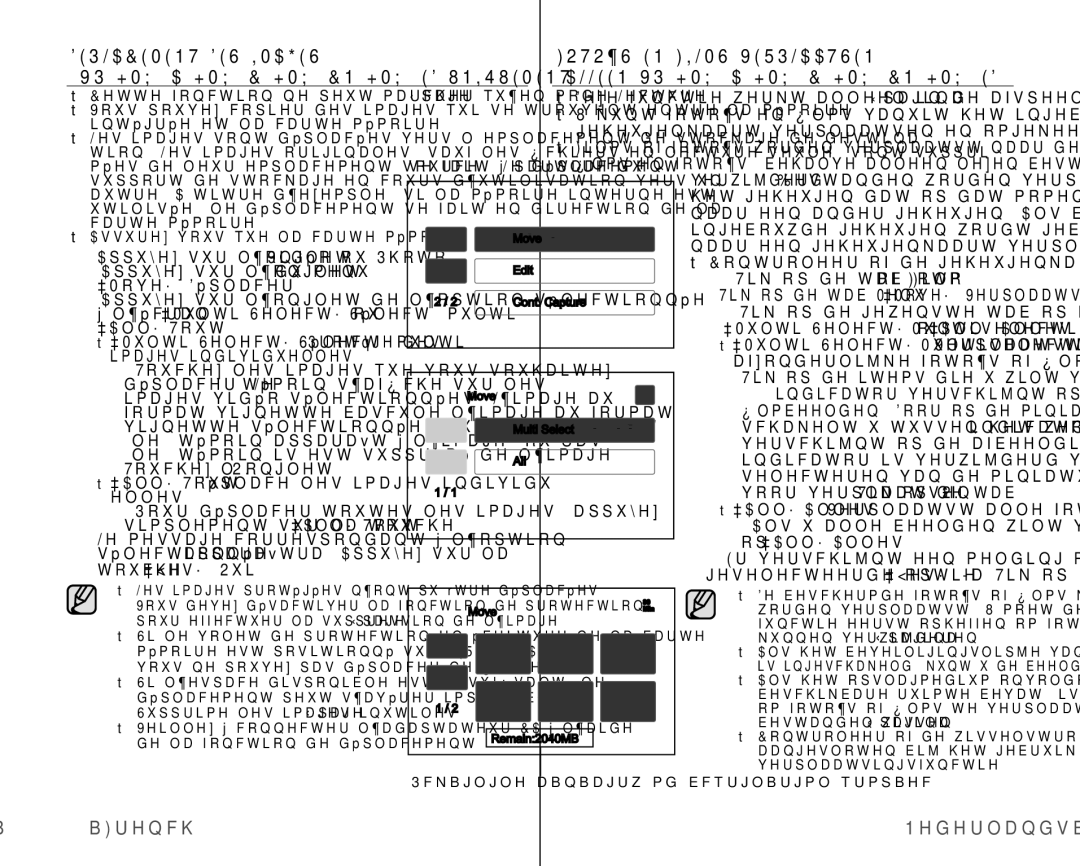 Samsung VP-HMX10C/XEF manual Deplacement DES Images FOTO’S EN Films Verplaatsen, 81French, Move Déplacer, Op AllAlles 