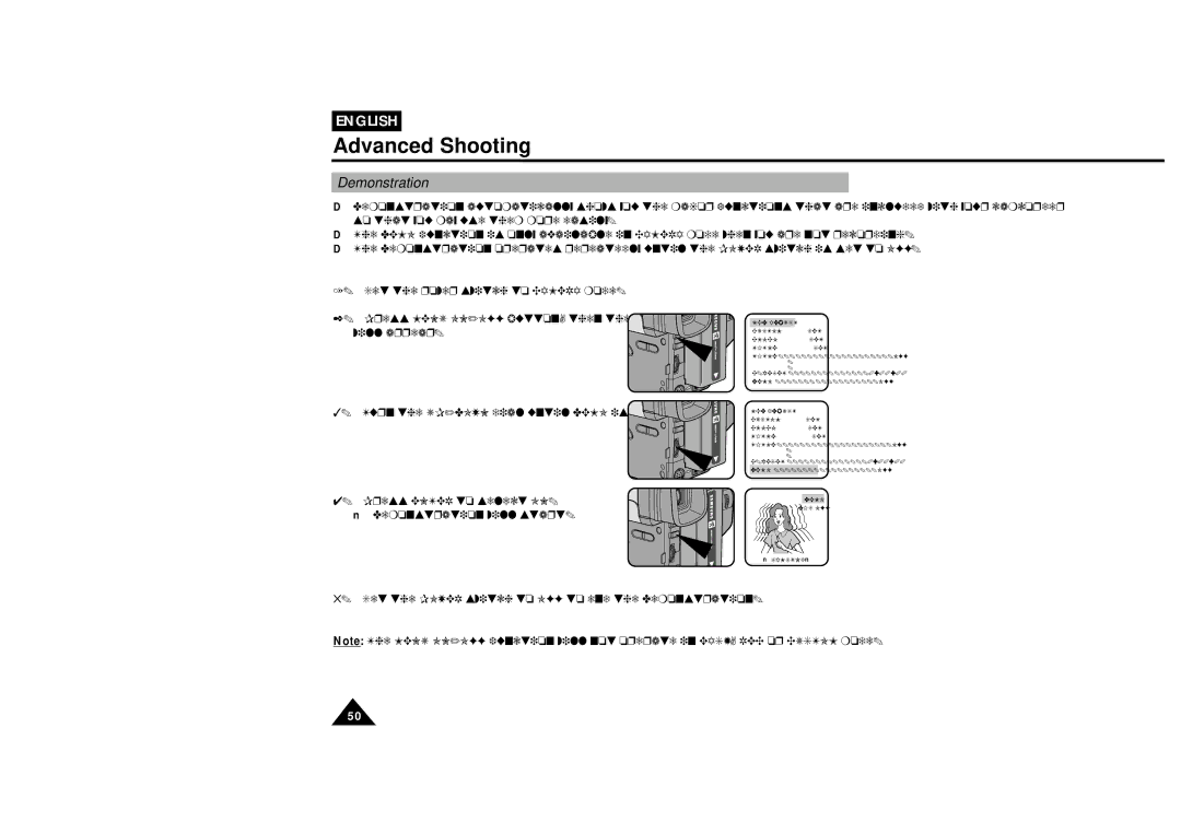 Samsung VP-L610B, VP-L600B manual Demonstration 