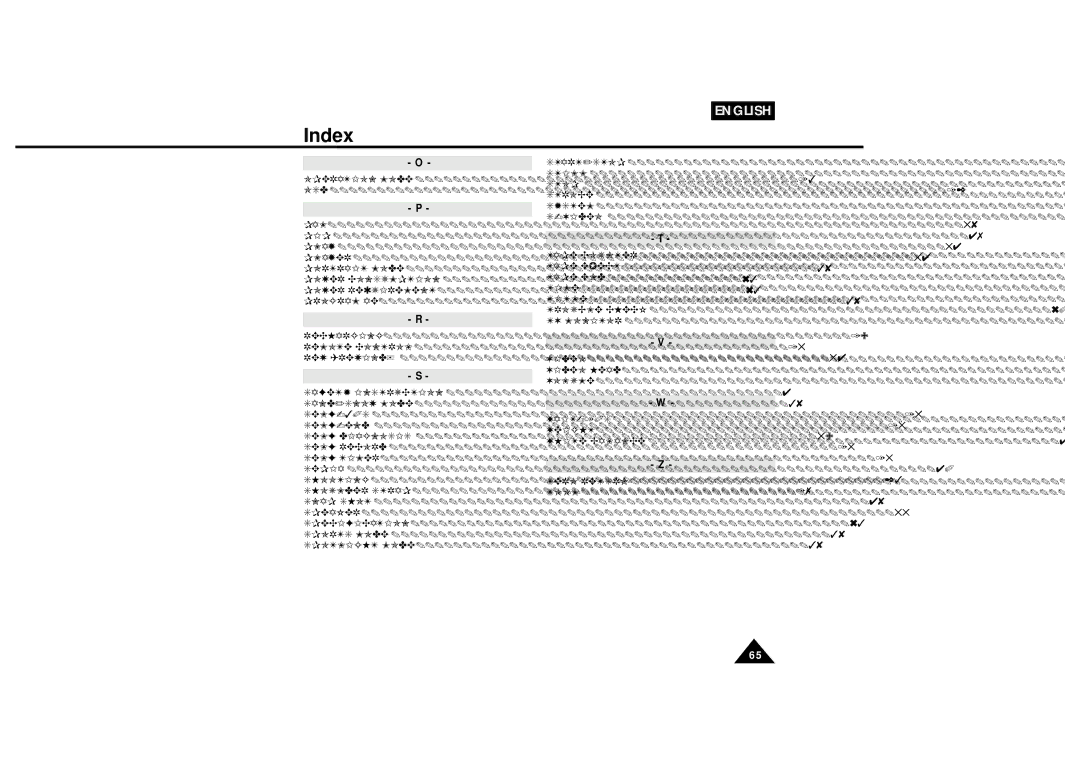 Samsung VP-L600B, VP-L610B manual Operation Mode 