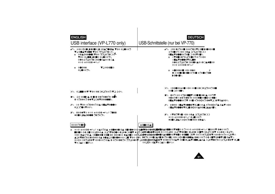 Samsung VP-L770, VP-L750D, VP L 710 manual Ordner Sie das Programm, Click To change USB Media Folder Klicken Sie auf, Wählen 