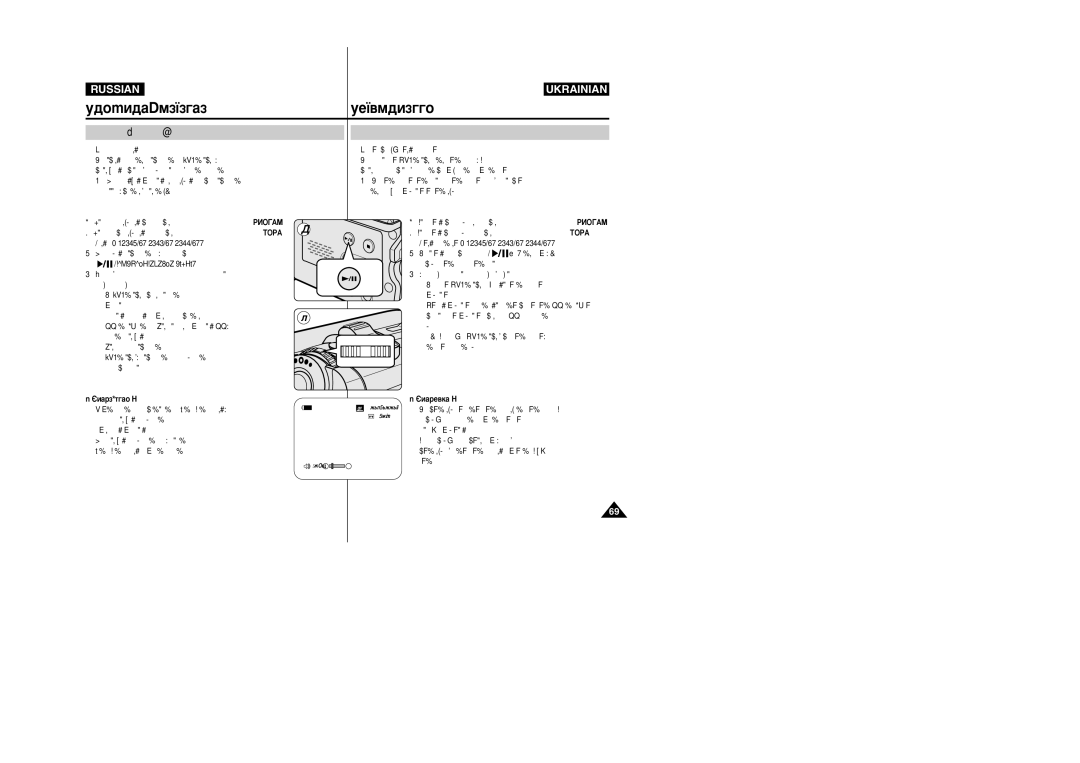 Samsung VP-M110R/XEV ÌÔ‡‚ÎÂÌËÂ Á‚ÛÍÓÏ, ‚ÓÒÔÓËÁ‚Ó‰ﬂ˘ËÏÒﬂ ˜ÂÂÁ ‰ËÌ‡ÏËÍ, ÑËÌ‡ÏËÍ ‡·ÓÚ‡ÂÚ ÚÓÎ¸ÍÓ ‚ ÂÊËÏÂ Player, ˜Ûúë 