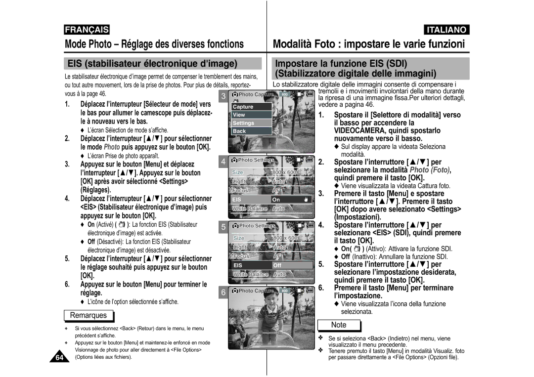 Samsung VP-M110S/XET, VP-M110S/XEF, VP-M110B/XEF Vedere a pagina, VIDEOCAMERA, quindi spostarlo, Nuovamente verso il basso 