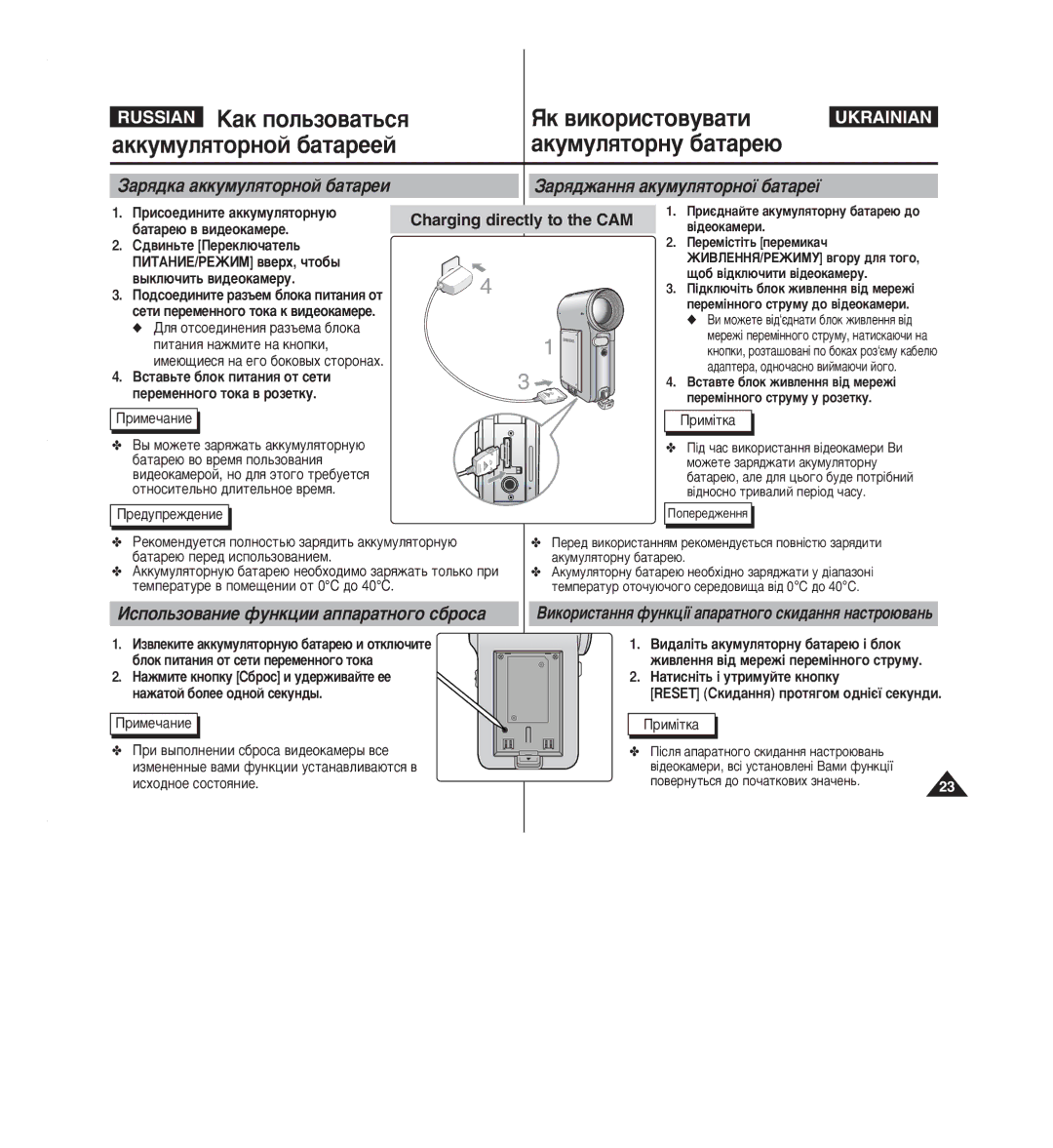 Samsung VP-M2100B/XEV, VP-M2100S/XEV, VP-M2050S/XEV Àòôóî¸Áó‚‡Ìëâ Ùûìíˆëë ‡Ôô‡‡Úìó„Ó Ò·Óò‡, ·‡Ú‡Â˛ Ôââ‰ Ëòôóî¸Áó‚‡Ìëâï 