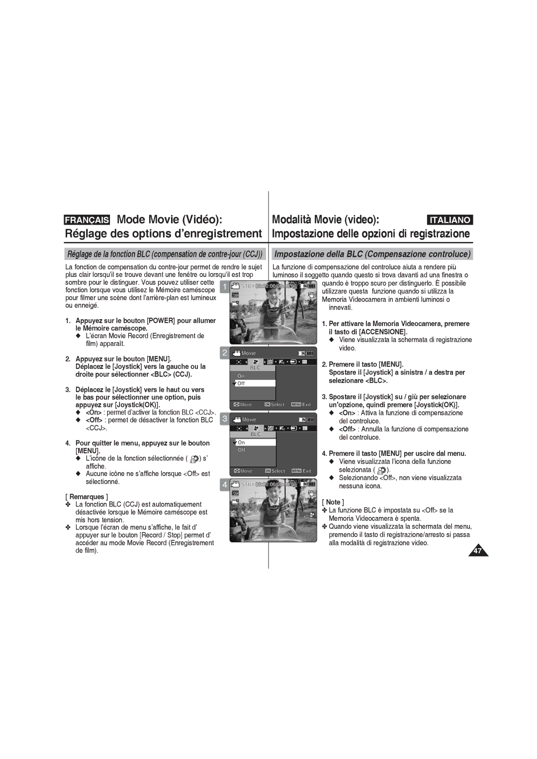 Samsung VP-MM12BL/XET, VP-MM11S/XEF, VP-MM11S/XET manual Memoria Videocamera in ambienti luminosi o, Ou enneigé, Innevati 