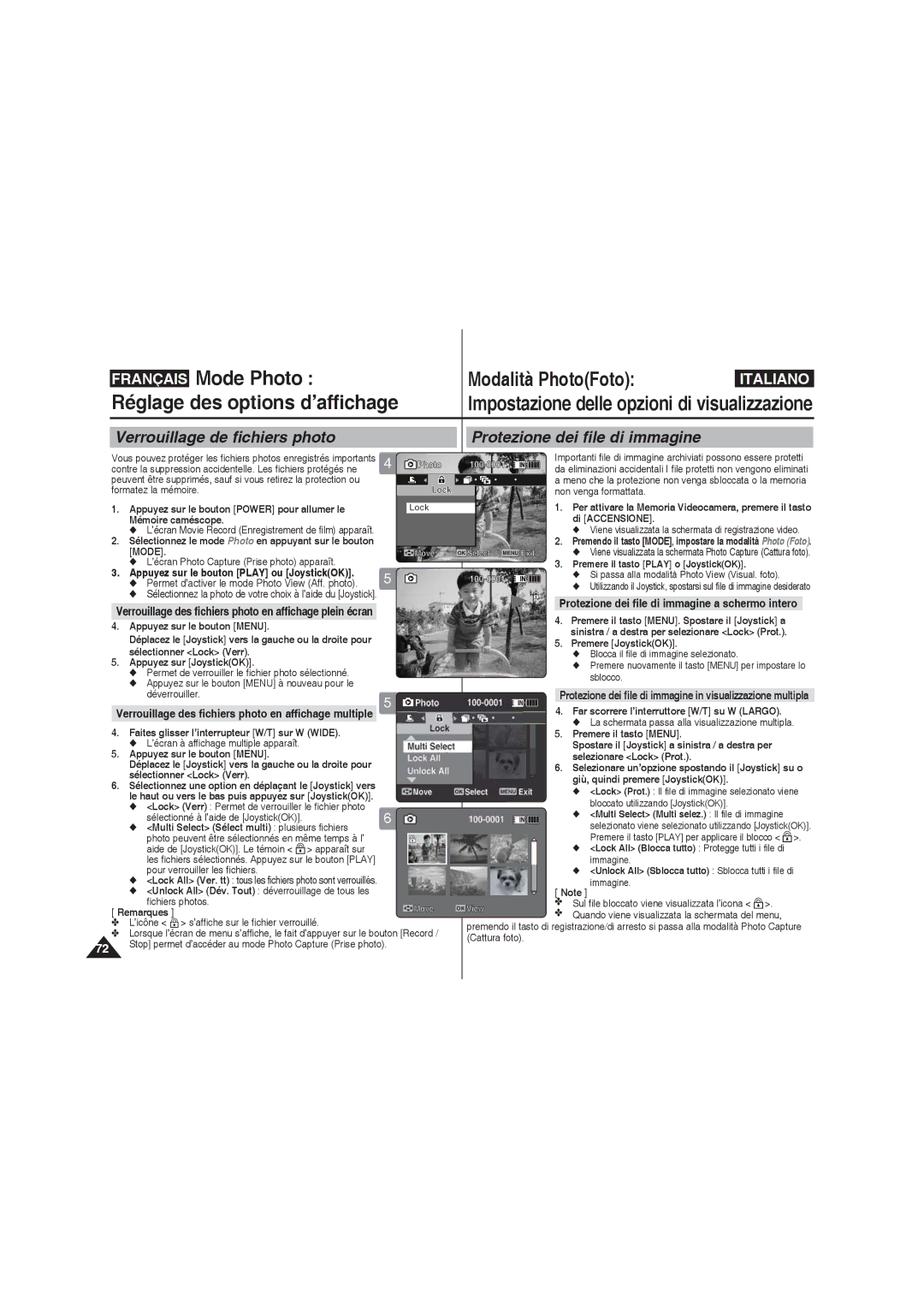 Samsung VP-MM11S/XEF Formatez la mémoire, Non venga formattata, Mémoire caméscope Di Accensione, Appuyez sur JoystickOK 