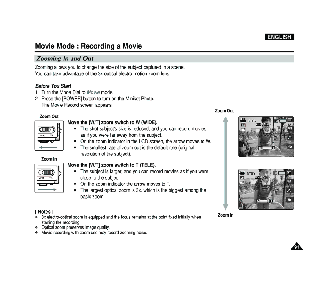 Samsung VP-MS15, VP-MS11 manual Before You Start 