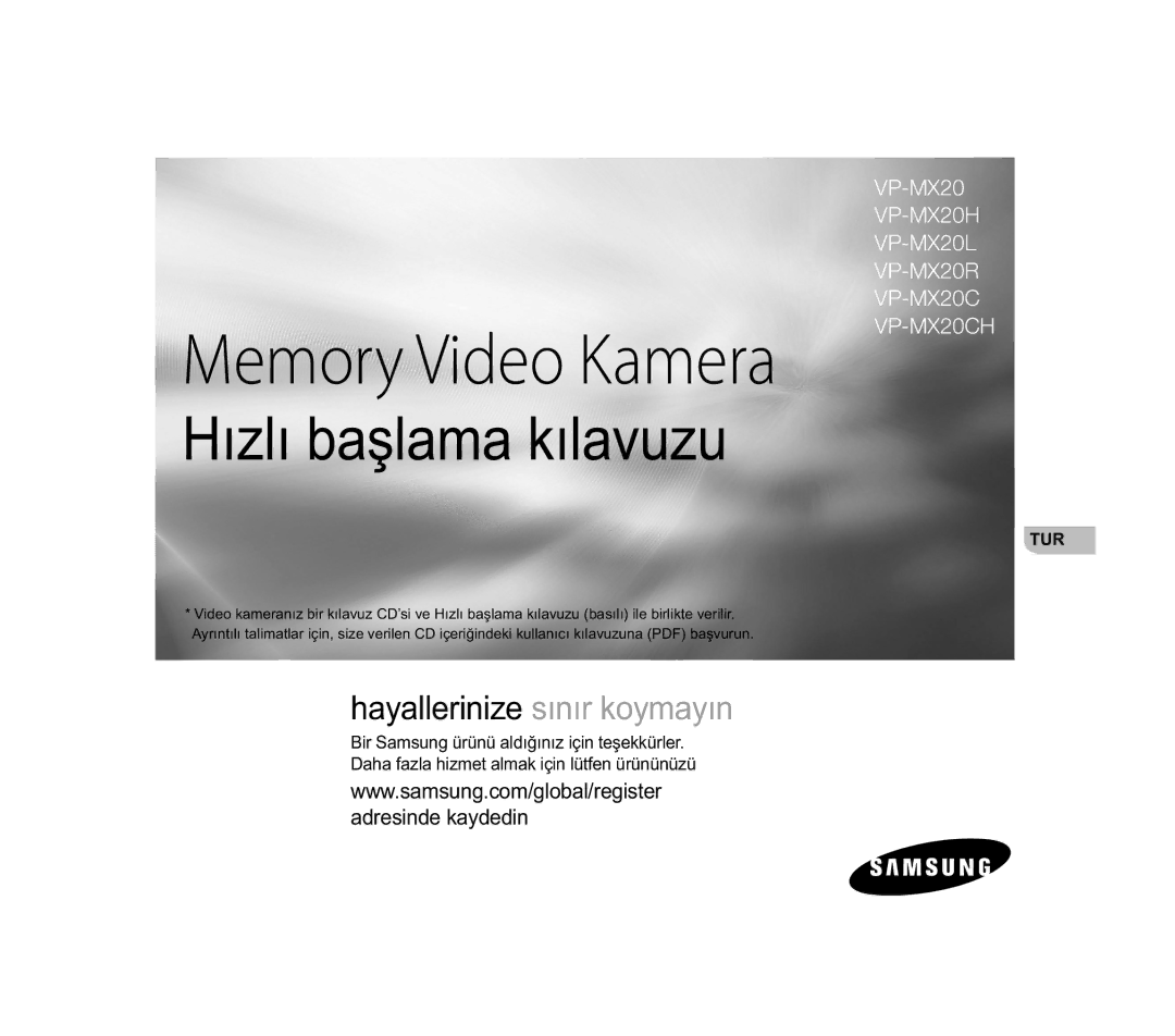 Samsung VP-MX20/EDC, VP-MX20R/EDC, VP-MX20C/EDC, VP-HMX20C/EDC, VP-MX20CH/EDC, VP-MX20L/EDC, VP-MX20H/EDC Memory Video Kamera 