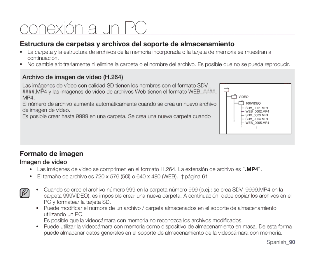 Samsung VP-MX20H/EDC, VP-MX20R/EDC, VP-MX20/EDC, VP-MX20C/EDC, VP-MX20L/EDC Archivo de imagen de vídeo H.264, Imagen de vídeo 