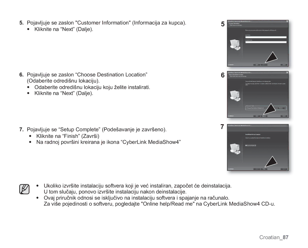 Samsung VP-MX20CH/EDC, VP-MX20R/EDC manual OLNQLWHQD³1HW´DOMH, 2GDEHULWHRGUHGLãQXORNDFLMXNRMXåHOLWHLQVWDOLUDWL 