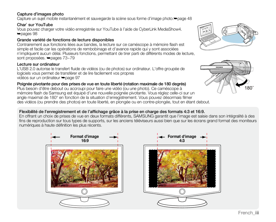 Samsung VP-MX25E/EDC manual Frenchiii 