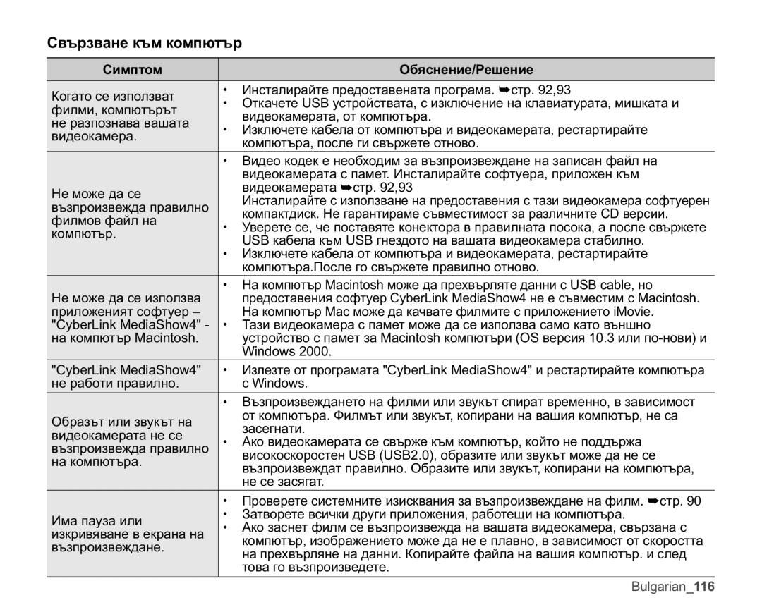 Samsung VP-MX25E/EDC manual Ɋɜɴɪɡɜɚɧɟɤɴɦɤɨɦɩɸɬɴɪ 