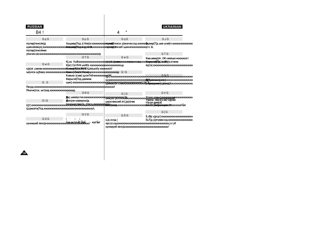 Samsung VP-X105L/XEV, VP-X105L/SEO, VP-X110L/XEV, VP-X110L/XEG manual Â‰Ïâúì˚È Ûí‡Á‡Úâî¸ Â‰Ïâúìëè Ôóí‡Ê˜Ëí 